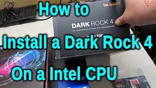 How to Install a Be Quiet Dark Rock Cooler on a Intel 1200 Socket Motherboard.