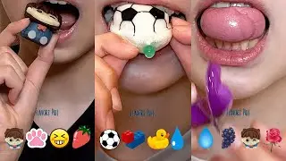Eat emoji in order🧐🐾😆🍓#food #shorts
