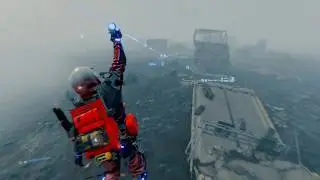DEATH STRANDING™  - Longest zip line - almost the entire map