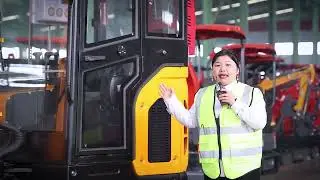 VTW-25 Mini excavator with cab