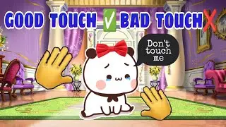 Good Touch✅ Bad Touch❌ || Bubu Dudu | Peach Goma | Panda Bear cats | KittensIsland