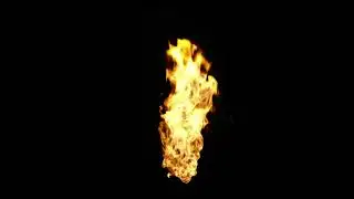 Fire Loop 01 - 100% Free Stock Footage (Alpha channel)