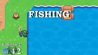 How to use a fishing rod - Learn Godot 4 2D - no talking
