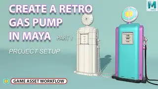 How To Create A Gas Pump In Maya | Part 1 Project Setup And References