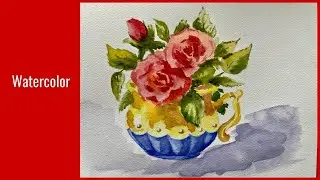 Easy Watercolor Painting for beginners.