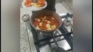 #chickenAfritadaWithEggs