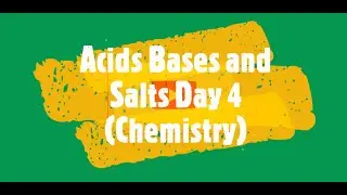 Neutralization | Acids Bases and Salts | Day - 4 | Chemistry