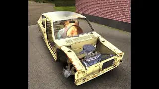 поставил двигатель и подвеску в My Summer Car 2ч