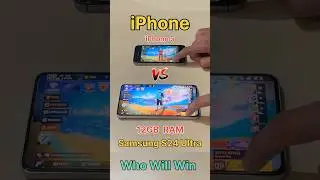 SAMSUNG S24 ULTRA😈 vs iPhone 5 vs 12GB RAM - FREEFIRE SPEED TEST 