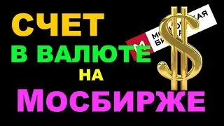 Currency account on Moscow Exchange