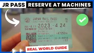 How To Reserve Shinkansen Seats with JR Pass at Machines 🇯🇵 Japan Rail Pass Step-by-step Guide