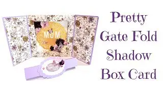 Gate Fold Shadow Box Card