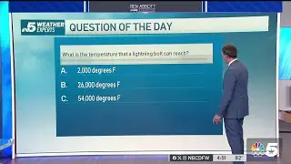 Weather Quiz: Lightning Bolt | NBC DFW