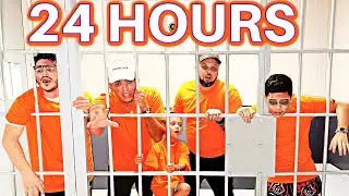 LOCKED IN PRISON FOR 24 HOURS CHALLENGE!!!