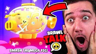 BRAWL TALK UPDATE! 😱 MEGA PIG🐷! NEW SPIDER BRAWLER🕷️! | Brawl Stars