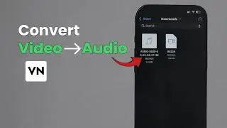 How to extract audio from video in VN App step by step | VN app me audio kaise nikale