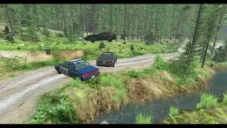 I Made The Knight Rider Intro In BeamNG! #knightrider