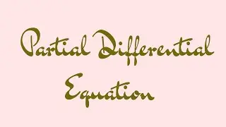 Partial Differential Equation