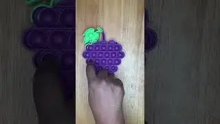 ASMR Grapes Pop it FIDGET | Candy Bee ASMR 