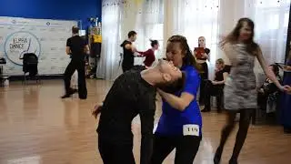 ALPHA DANCE   1/4 DnD beginners (ProAm-партнёрши) 3 заход 1 и 2 смена
