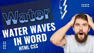 Water Wave Animation Effect in Text   CSS3 Clip Path Animation Effect in HTML CSS   MAH Coder