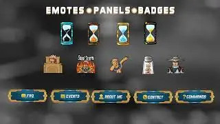 Professional Animated Stream Graphics Screens Package for your streamer