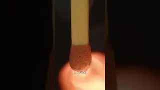 Match striking up close!