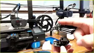 Anycubic Vyper Unbox setup print - compare with Creality CR-6SE