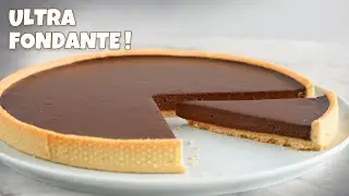 La  Meilleure TARTE au CHOCOLAT avec  PÂTE SABLÉE - Recette Facile et Ultra Fondante