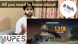 MUST KNOW about BTECH Cse from UPES Dehradun 2025 | All details