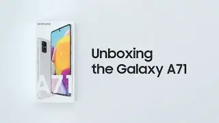 Unboxing the Galaxy A71 | Samsung