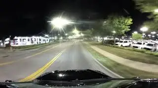 360 Driving thru the Auto Plex at Night