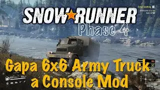 SnowRunner - Gapa 6x6 Army Truck by Zidon - a Console Mod