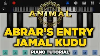 Abrar’S Entry Jamal Kudu | Piano Tutorial | Shrikesh Ambadkar