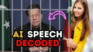 AI Clone Speech || How Pakistan's Former Prime Minister Speech Made from Behind the Bar