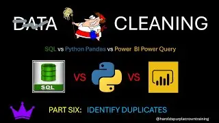 Data Cleaning:  SQL v Python Pandas v Power BI Power Query: Find & Remove Duplicates