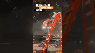 Alex Taylor SCARY Ladder Bump @ NWA 74 Night 1 | #laddermatch #wrestling #nwa #shorts