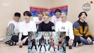 BTS reaction to BLACKPINK - Pink Venom MV