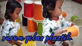 Gavin Susun Gelas plastik