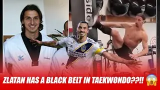 Zlatan Ibrahimovich shows off his impressive taekwondo kicks!