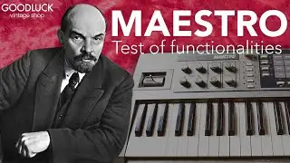 MAESTRO rare vintage ussr soviet digital synthesizer goodluck vintage shop