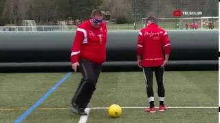 Entraînement de l’équipe de suisse de cécifoot