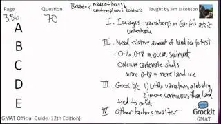 GMAT Verbal Official Guide Sample Lesson 1 (3/4)
