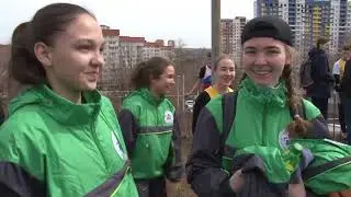 Легкоатлетическая эстафета дружбы  Школа №84 г  Ижевск