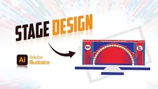 Final Touch Stage | #StageDesign | #adobeillustrator | #graphic #graphicdesign