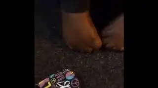 Forchion Roasts this Women Feet