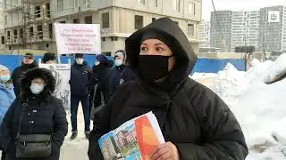 Обманутые гендиректором «Петростроя» дольщики устроили митинг