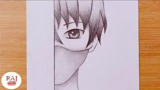 Easy Anime drawing // How to draw Anime drawing step by step // very easy drawing for beginners//