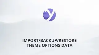 Import/Backup/Restore Theme Options data