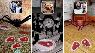 All Types Of Spiders In Granny All Remakes | Granny 3 Enhanced, Granny 1.9 & Granny XIC Remake